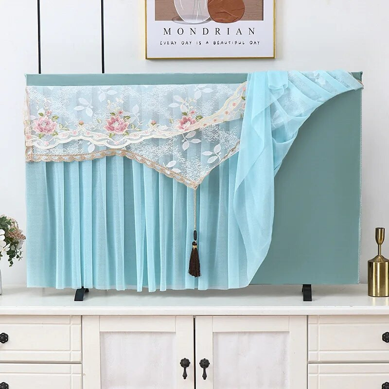 Televizoriaus gaubtas Dulkių nepraleidžiantis dangtelis Rankšluostis Buitinis pakabinamas LCD televizorius Universalus dangtelis Apsauga nuo dulkių, skirta nuimamam televizoriaus dangčiui