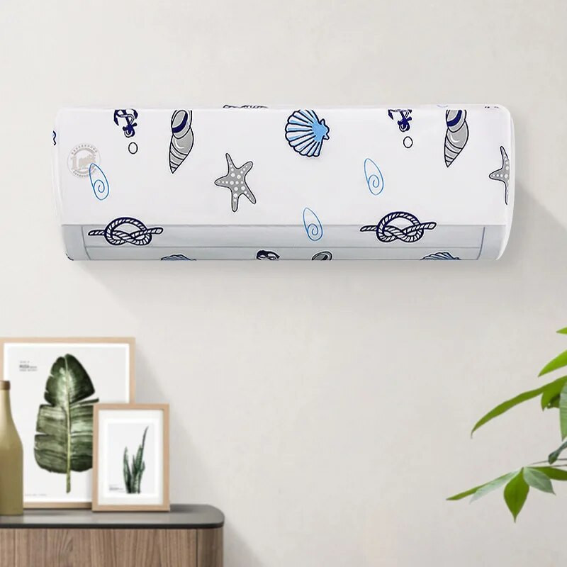 Oro kondicionieriaus apsauginis dangtelis nuo dulkių Sieninis apsauginis dangtelis Didelis elastingumas, atsparus vandeniui ir dulkėms, plaunamas oro kondicionieriaus dangtelis