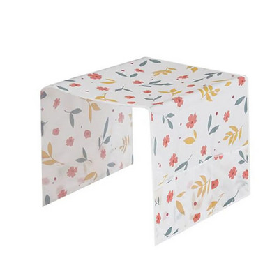 Geometrinis šaldytuvo audinys, vienduris šaldytuvas nuo dulkių Pastoralinis dvigubas atviras rankšluosčių skalbimo mašinos rankšluostis 1vnt.