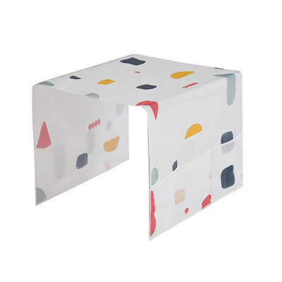 Geometrinis šaldytuvo audinys, vienduris šaldytuvas nuo dulkių Pastoralinis dvigubas atviras rankšluosčių skalbimo mašinos rankšluostis 1vnt.