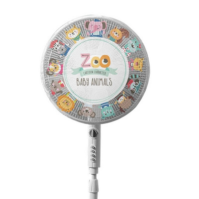 Elektrinis ventiliatoriaus apsauginis tinklelis, pjedestalinis ventiliatoriaus dulkėms atsparus dangtis Ventiliatoriaus dangtelis, skirtas vaikams Pirštų apsauga nuo susispaudimo rankų ventiliatoriaus tinklinis dangtelis stove