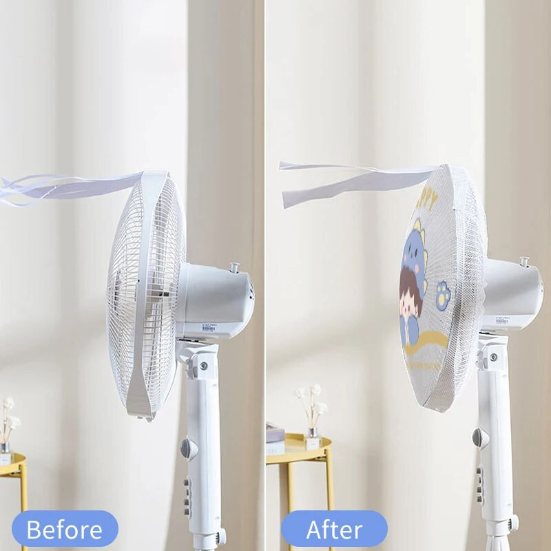 Elektrinis ventiliatoriaus apsauginis tinklelis, pjedestalinis ventiliatoriaus dulkėms atsparus dangtis Ventiliatoriaus dangtelis, skirtas vaikams Pirštų apsauga nuo susispaudimo rankų ventiliatoriaus tinklinis dangtelis stove