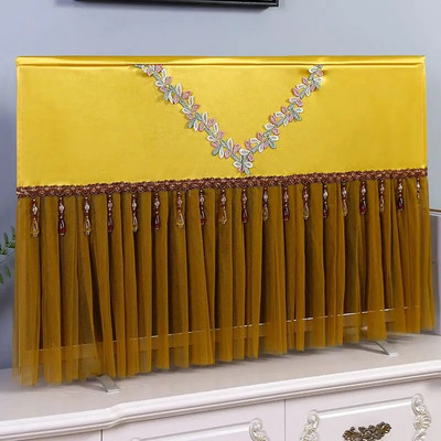 Karštas išpardavimas, aukštos kokybės televizoriaus apsauginis gaubtas nuo dulkių, pakabinamas stalinis LED televizoriaus dangtelis, 32–75 colių, kelių spalvų pasirinkimas