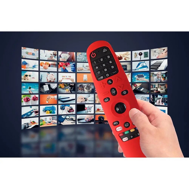 Kućište za daljinski upravljač Mekana silikonska zaštitna navlaka protiv klizanja otporna na udarce za LG Smart TV AN-MR650A600 20GA 19BA