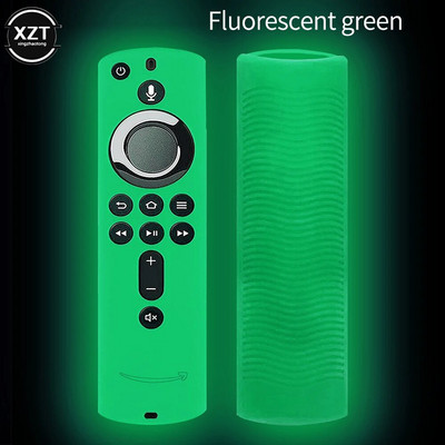 Husă pentru telecomandă TV Husă de protecție din silicon Husă moale și rezistentă la șocuri pentru telecomandă Fire TV Stick 4K a 2-a generație și a 3-a