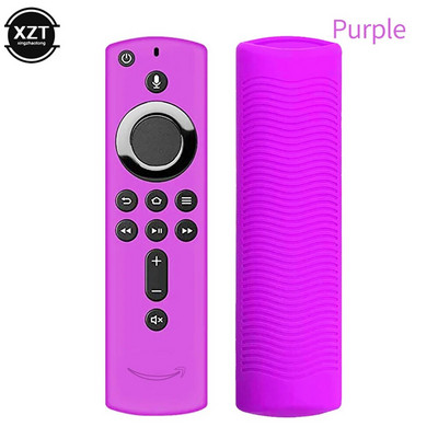 Husă pentru telecomandă TV Husă de protecție din silicon Husă moale și rezistentă la șocuri pentru telecomandă Fire TV Stick 4K a 2-a generație și a 3-a