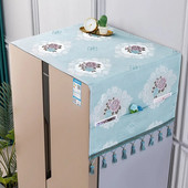 53x140 cm vienduris šaldytuvas nuo dulkių dangtelis skalbimo mašinos dangtelis rankšluostis dulkėms atsparus šaldytuvas audinys buitinės prekės