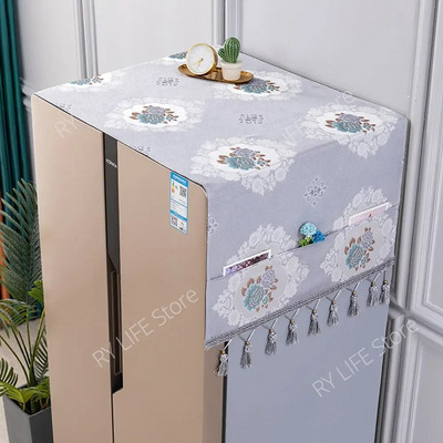 53x140 cm vienduris šaldytuvas nuo dulkių dangtelis skalbimo mašinos dangtelis rankšluostis dulkėms atsparus šaldytuvas audinys buitinės prekės