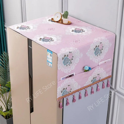 53x140 cm vienduris šaldytuvas nuo dulkių dangtelis skalbimo mašinos dangtelis rankšluostis dulkėms atsparus šaldytuvas audinys buitinės prekės