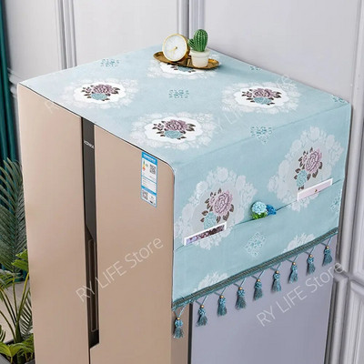 53x140 cm vienduris šaldytuvas nuo dulkių dangtelis skalbimo mašinos dangtelis rankšluostis dulkėms atsparus šaldytuvas audinys buitinės prekės