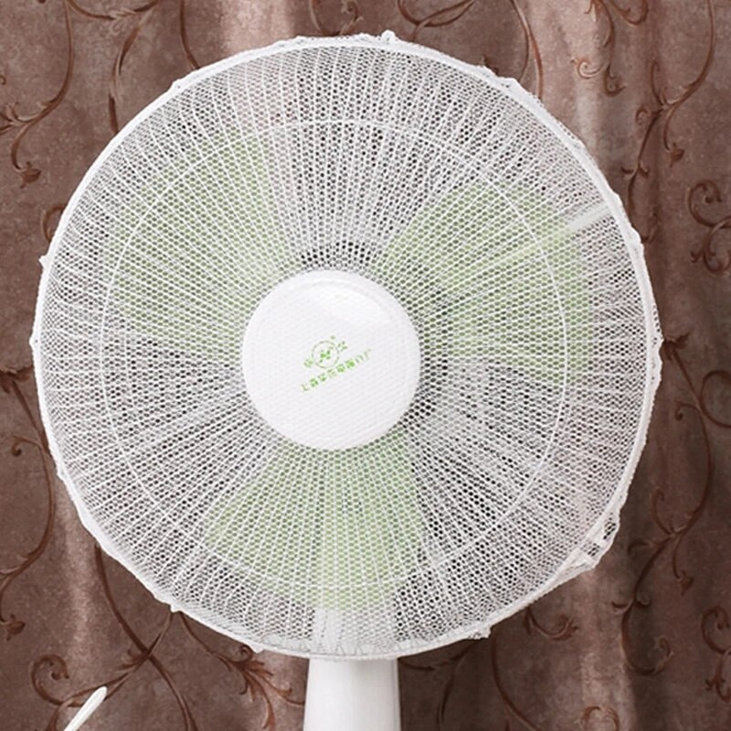 Naujas skaidrus elektrinis ventiliatoriaus apskritimo apsauginis dangtelis nuo dulkių Buitinis dulkėms atsparus dangtelis kūdikių saugos ventiliatoriaus dangtelio laikymo krepšys