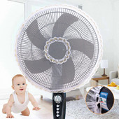 Nėrinių elektrinis ventiliatoriaus dangtelis Viskas įskaičiuota Apvalus dulkėms atsparus dangtelis Apsauginis tinklelis kūdikių pirštų apsaugai 선풍기 커버