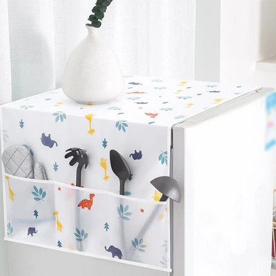 Värviline trükitud tolmukindel kate Külmiku tasku Mitmeotstarbeline tolmulapp kodutekstiil kodupesumasina kate