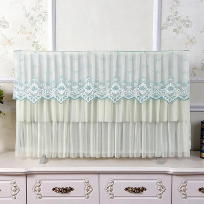 „GoodTop Lace Fabric“ paprastas televizoriaus apsauginis dangtelis nuo dulkių LCD 32–70 colių ekranas, namų puošmena Modernus apsauginis dangtelis nuo dulkių