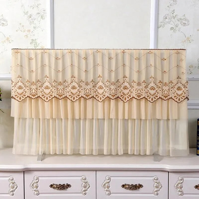 „GoodTop Lace Fabric“ paprastas televizoriaus apsauginis dangtelis nuo dulkių LCD 32–70 colių ekranas, namų puošmena Modernus apsauginis dangtelis nuo dulkių