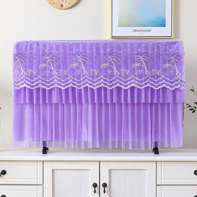 „GoodTop Lace Fabric“ paprastas televizoriaus apsauginis dangtelis nuo dulkių LCD 32–70 colių ekranas, namų puošmena Modernus apsauginis dangtelis nuo dulkių