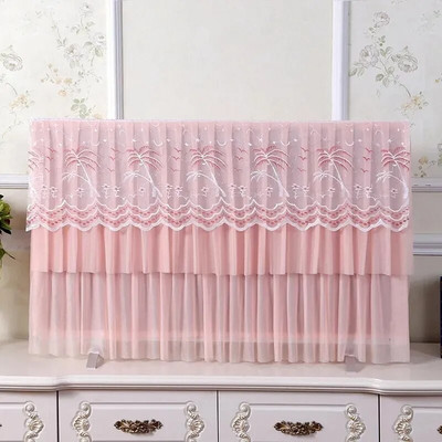 „GoodTop Lace Fabric“ paprastas televizoriaus apsauginis dangtelis nuo dulkių LCD 32–70 colių ekranas, namų puošmena Modernus apsauginis dangtelis nuo dulkių