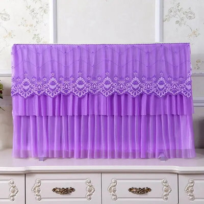 „GoodTop Lace Fabric“ paprastas televizoriaus apsauginis dangtelis nuo dulkių LCD 32–70 colių ekranas, namų puošmena Modernus apsauginis dangtelis nuo dulkių