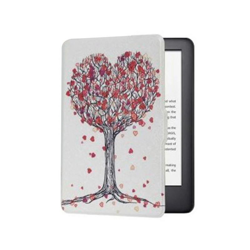 Vandeniui atsparus dažytas matinis apsauginis dėklas, skirtas naujajam Kindle J9G29R Gen 10 el. knygų skaitytuvui PU odinis išmanusis dangtelis