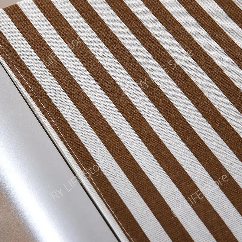 70x170 cm dryžuotas šaldytuvo dulkių dangtelis Dvigubas atviras dulkėms atsparus šaldytuvo laikymo organizatorius skalbimo mašinos dangtelis su kišene