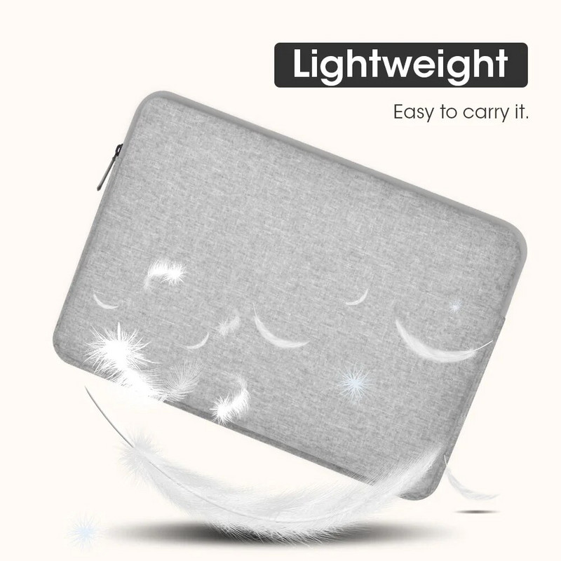 Minkštas nešiojamojo kompiuterio krepšys, skirtas Huawei Xiaomi Hp Dell Lenovo nešiojamam kompiuteriui, skirtas Macbook Air Pro 11 12 13 14 15 15,6 17 rankovių dėklo dangtelis
