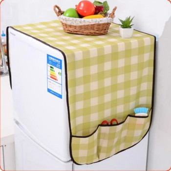 1PC Hot Practical Fridge Lattice Cover Refrigerator Dust Cover Muti-functional Pouch Organize Storage Bags