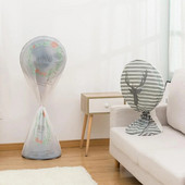 Sklopivi ventilirani električni poklopac ventilatora otporan na prašinu, glatki patentni zatvarač, dizajn na vezanje, PEVA sigurnosna zaštita ventilatora, navlaka za prašinu za dijete