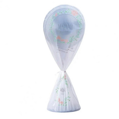 Sklopivi ventilirani električni poklopac ventilatora otporan na prašinu, glatki patentni zatvarač, dizajn na vezanje, PEVA sigurnosna zaštita ventilatora, navlaka za prašinu za dijete