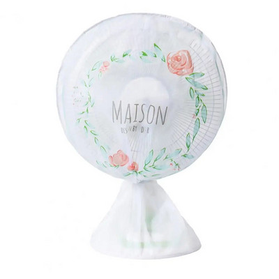 Sklopivi ventilirani električni poklopac ventilatora otporan na prašinu, glatki patentni zatvarač, dizajn na vezanje, PEVA sigurnosna zaštita ventilatora, navlaka za prašinu za dijete