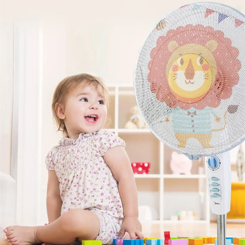 1vnt buitinis elektrinis ventiliatorius, apsaugantis nuo suspaudimo, apsauga nuo dulkių, vaikų apsauga, apsauga nuo dulkių, tinklelis, pirštų apsauga, užtrauktukas, ventiliatoriaus maišelis