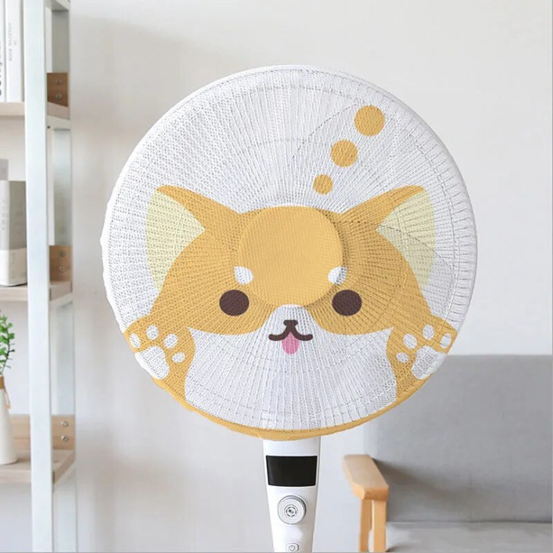 1vnt buitinis elektrinis ventiliatorius, apsaugantis nuo suspaudimo, apsauga nuo dulkių, vaikų apsauga, apsauga nuo dulkių, tinklelis, pirštų apsauga, užtrauktukas, ventiliatoriaus maišelis