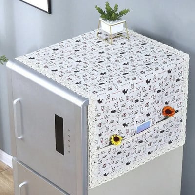 70x170cm Refrigerator Cloth Refrigerator Covers Fridge Dust Covers Washing Machine Cover Towel Storage Organizer Hanging Bag