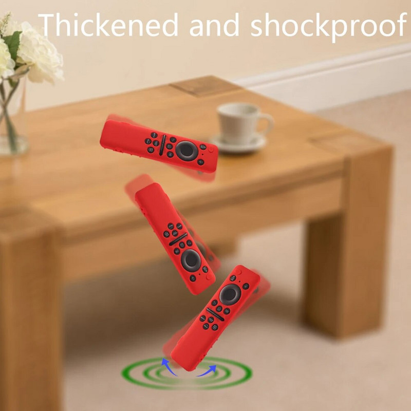 Kaitseümbris BN59-01432A 01432B Kaugjuhtimispuldi kaaned koos paelaga põrutuskindla libisemisvastase Samsungi 8K Neo QLED HDR nutiteleri jaoks