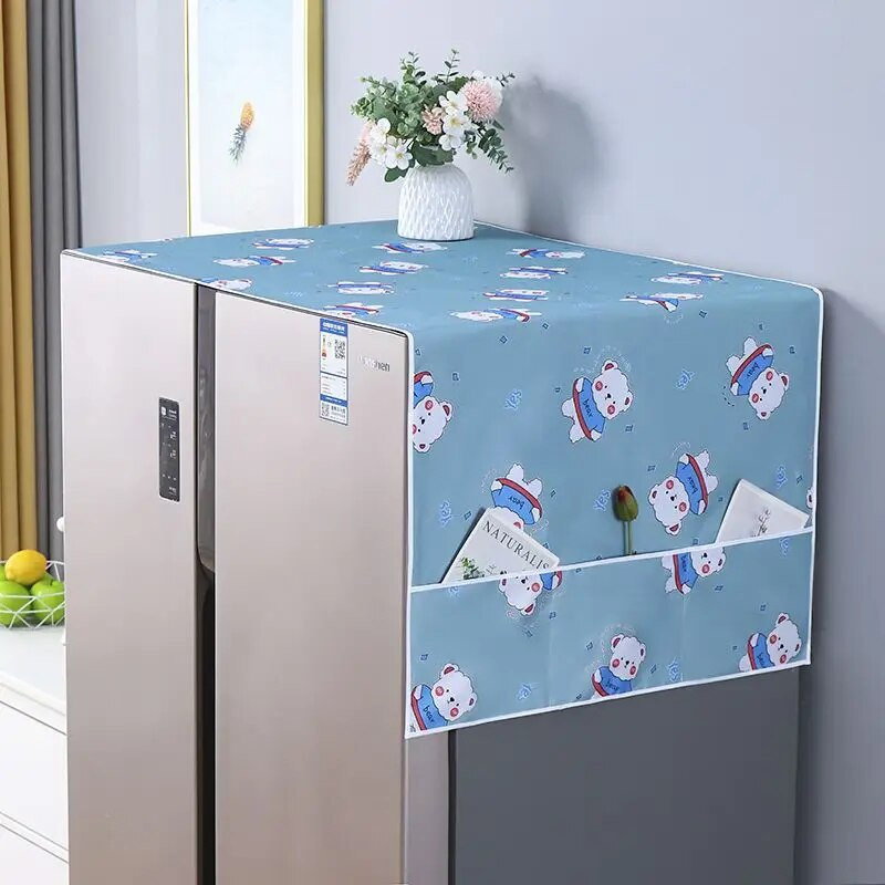 Veekindel ja õlikindel külmkapi käterätiku kate riie kunst üheukseline kaheukseline paksendatud Oxfordi riidest kate universaalne refri