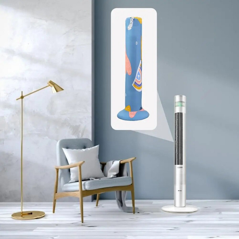 Poklopac ventilatora Toranjski ventilator Zaštita od prašine Stojeći ventilator Zaštitni poklopac Podni električni poklopac ventilatora Kompatibilan s većinom toranjskih ventilatora