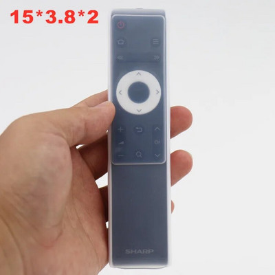 Силиконов защитен калъф за дистанционно управление за телевизор Защита от прах Чанта за съхранение Преносима силиконова контролна кутия за климатик TCL коса