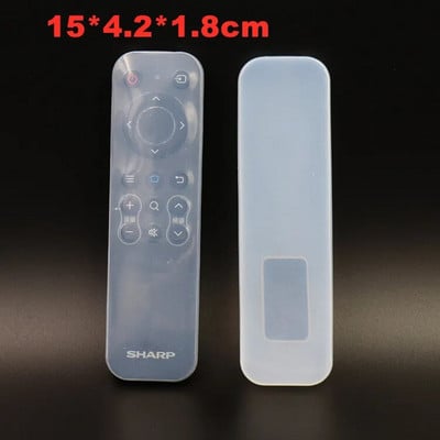 Силиконов защитен калъф за дистанционно управление за телевизор Защита от прах Чанта за съхранение Преносима силиконова контролна кутия за климатик TCL коса