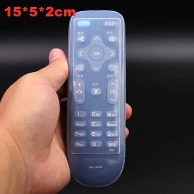 Силиконов защитен калъф за дистанционно управление за телевизор Защита от прах Чанта за съхранение Преносима силиконова контролна кутия за климатик TCL коса