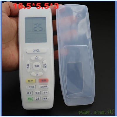 Силиконов защитен калъф за дистанционно управление за телевизор Защита от прах Чанта за съхранение Преносима силиконова контролна кутия за климатик TCL коса