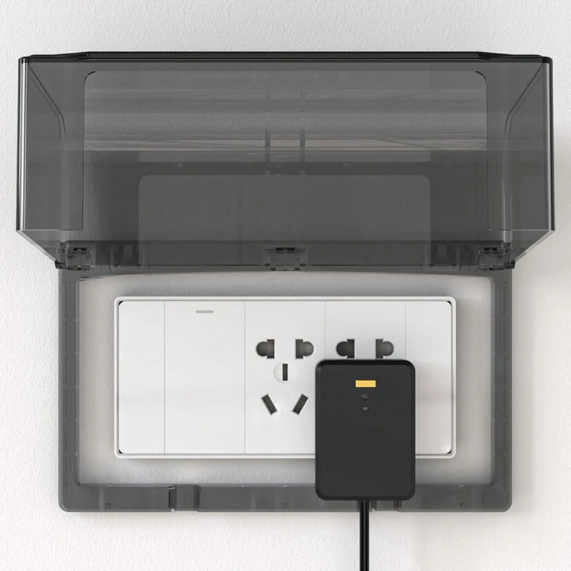 Väljalaskeava kattekarbid Seinalüliti kate 118 tüüpi pistikupesa kaitsekarp Välispistikupesa kaitse kontori elutuppa