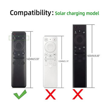 Силиконов калъф за Samsung Solar Type BN59-01432A/01432B/01432D TV Stick Remote Control Cover Anti Drop Luminescent Remote Case