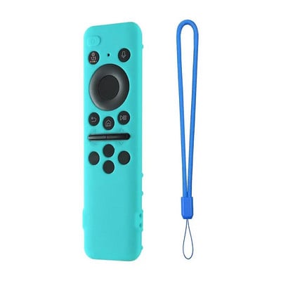 Szilikon tok Samsung Solar Type BN59-01432A/01432B/01432D TV Stick távirányító burkolathoz, leesésgátló lumineszcens távirányító tok