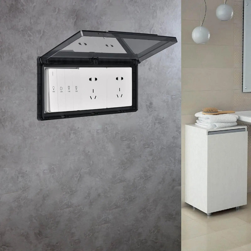 86 típusú vízálló kimeneti burkolat Flip időjárásálló burkolat Kimeneti fedél nappalihoz Lakberendezés Konyha Fürdőszoba Iroda