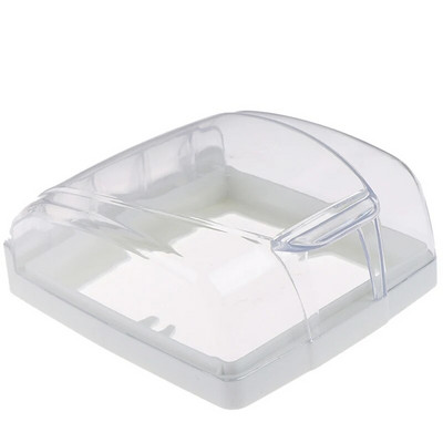 Plastikust 86 tüüpi seinavalgusti paneeli pesa universaalne läbipaistev veekindel kasti lüliti pistikupesa valge veekindel kate