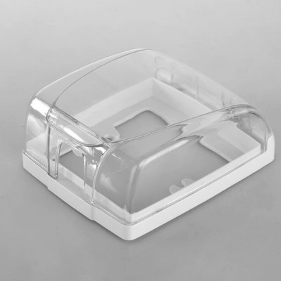 Întrerupător de perete pentru baie Cutie de acoperire din plastic rezistentă la apă Priză pentru lumină de perete Sonerie Capac capac pentru casă Accesorii pentru baie În stoc