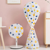 Álló elektromos ventilátor védőburkolat Vízálló porálló virág nyomtatott elektromos ventilátor hálós pajzsvédő tok tárolótáska