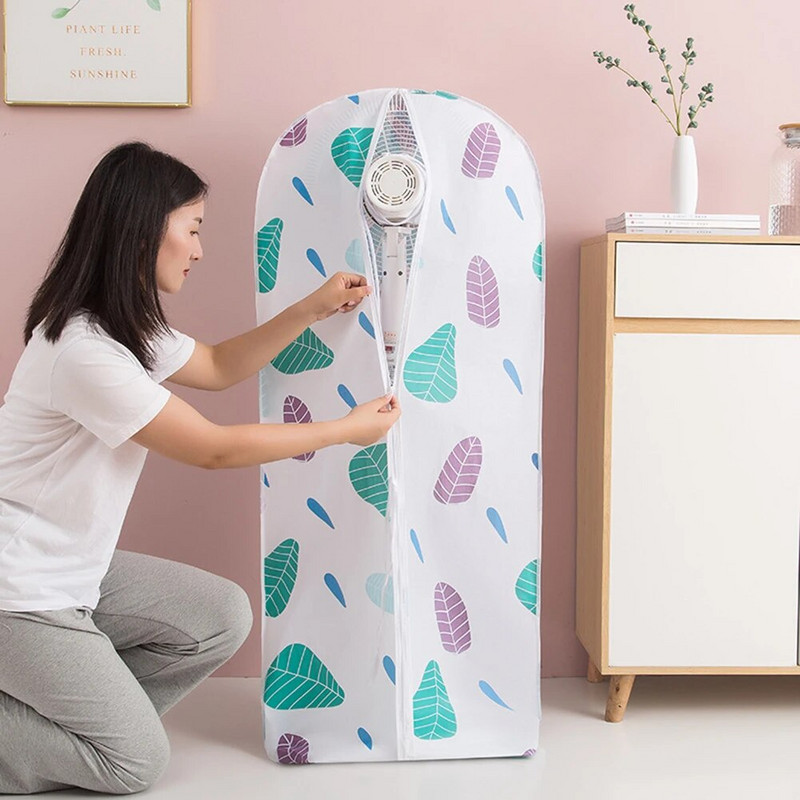 Álló elektromos ventilátor védőburkolat Vízálló porálló virág nyomtatott elektromos ventilátor hálós pajzsvédő tok tárolótáska