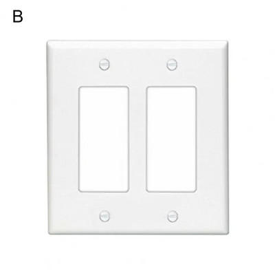 Poklopci prekidača Ploča utičnica Tvrda otporna na toplinu US standardni zidni prekidač Utičnica Višestruki poklopci utičnica