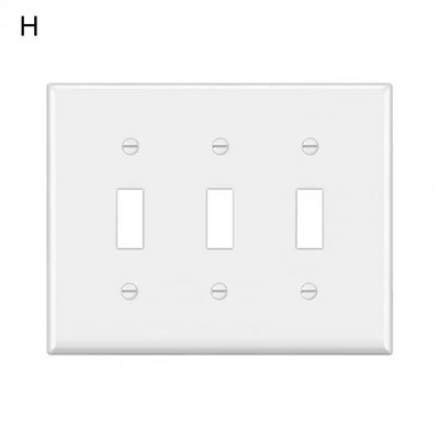 Poklopci prekidača Ploča utičnica Tvrda otporna na toplinu US standardni zidni prekidač Utičnica Višestruki poklopci utičnica