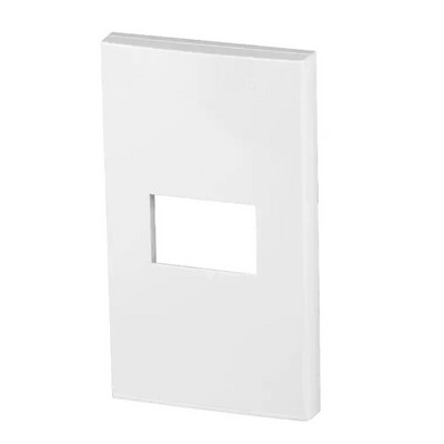 120 mm USA standardse 3 rühma tühja seina väljalaskeava esipaneeli raampaneel valge värvi ülikond 3 mooduli jaoks, pistikupesa 23x36 mm